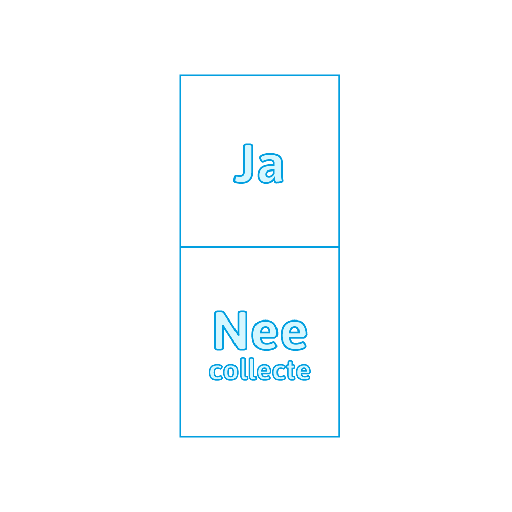 Geen collecte stickers